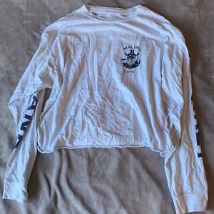 brandy cropped long sleeve